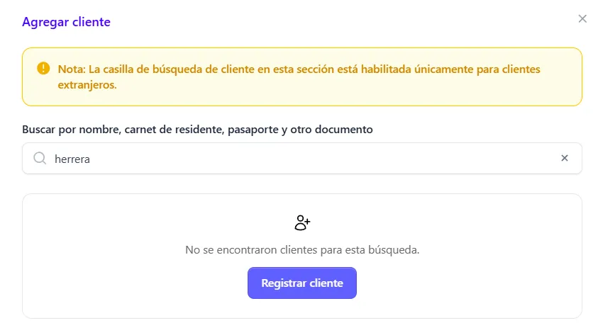 Página de registro